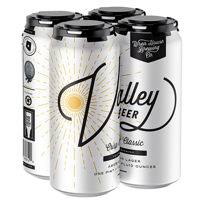 Wren House Valley Beer Lager 4pk 16oz Cans