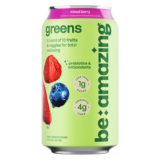 Be Amazing Mixed Berry Daily Greens Drink 12oz Can