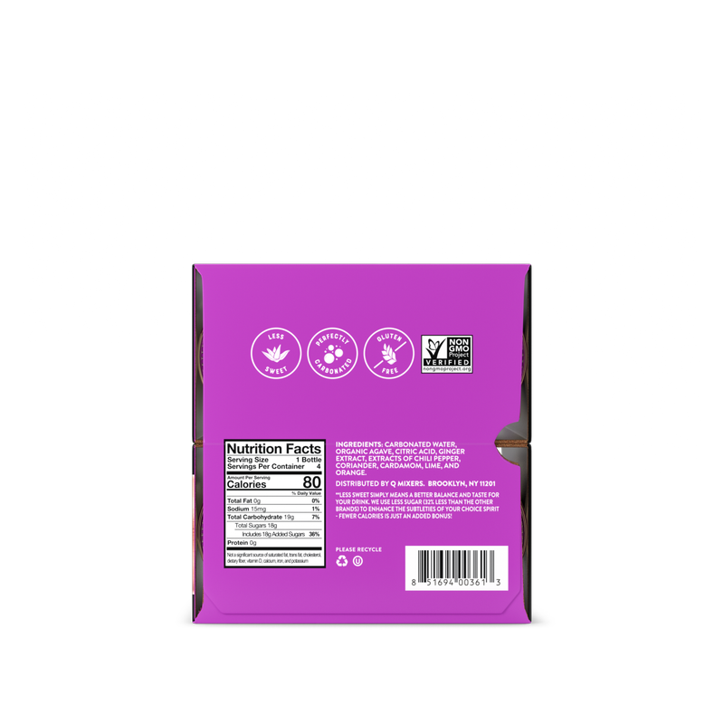 Q Mixers Ginger Beer 4pk 6.7oz Btl