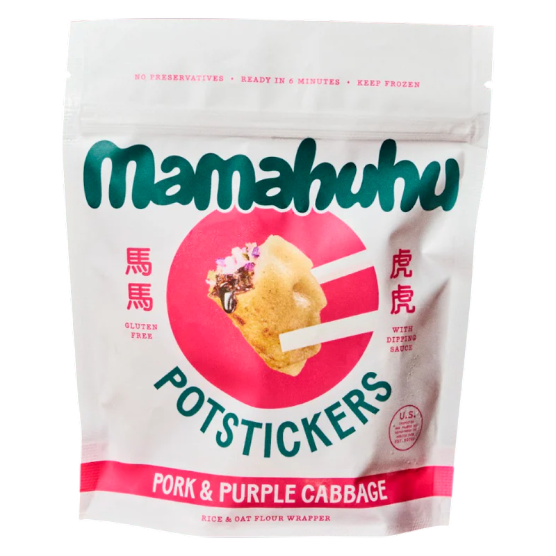 Mamahuhu Pork & Purple Cabbage Potstickers, 7 oz