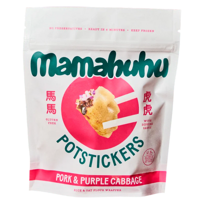 Mamahuhu Pork & Purple Cabbage Potstickers, 7 oz