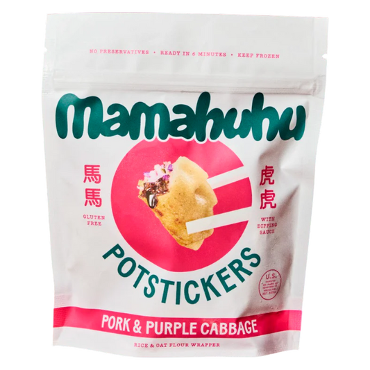 Mamahuhu Pork & Purple Cabbage Potstickers, 7 oz