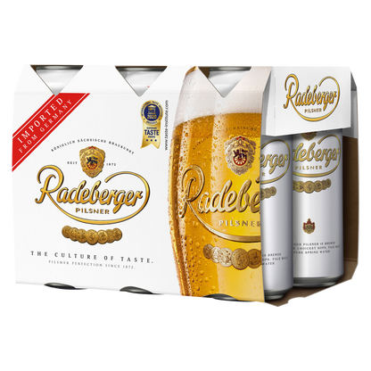 Radeberger Pilsner 6pk 12oz Can