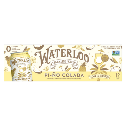 Waterloo Pi-Ño Colada 12Pk 12oz Can