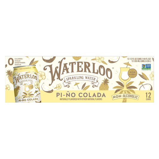 Waterloo Pi-Ño Colada 12Pk 12oz Can