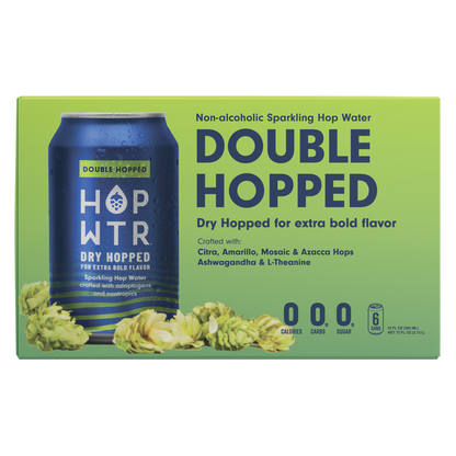 HOPWTR 2x Hopped 6pk 12oz Can