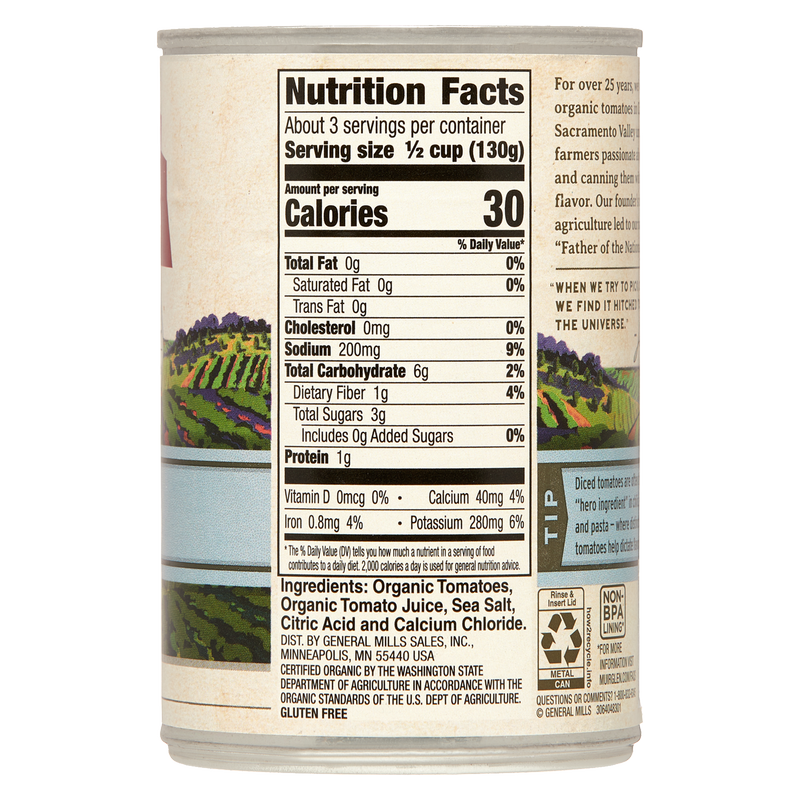 Muir Glen Organic Diced Tomatoes 14.5oz