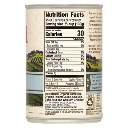 Muir Glen Organic Diced Tomatoes 14.5oz