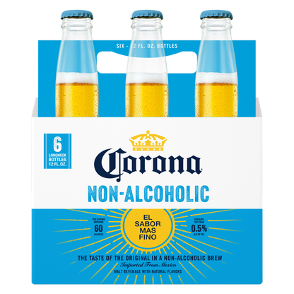 Corona Non-Alcoholic 6pk 12oz Btl 0.5% ABV