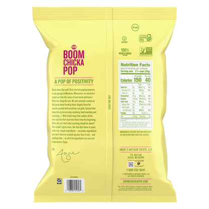 Angie's Boomchickapop Sea Salt Popcorn 6.7oz