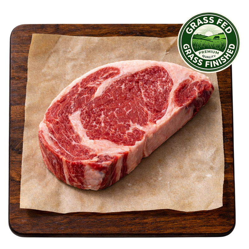 Grass Fed Ribeye Steak (Frozen) - 12oz
