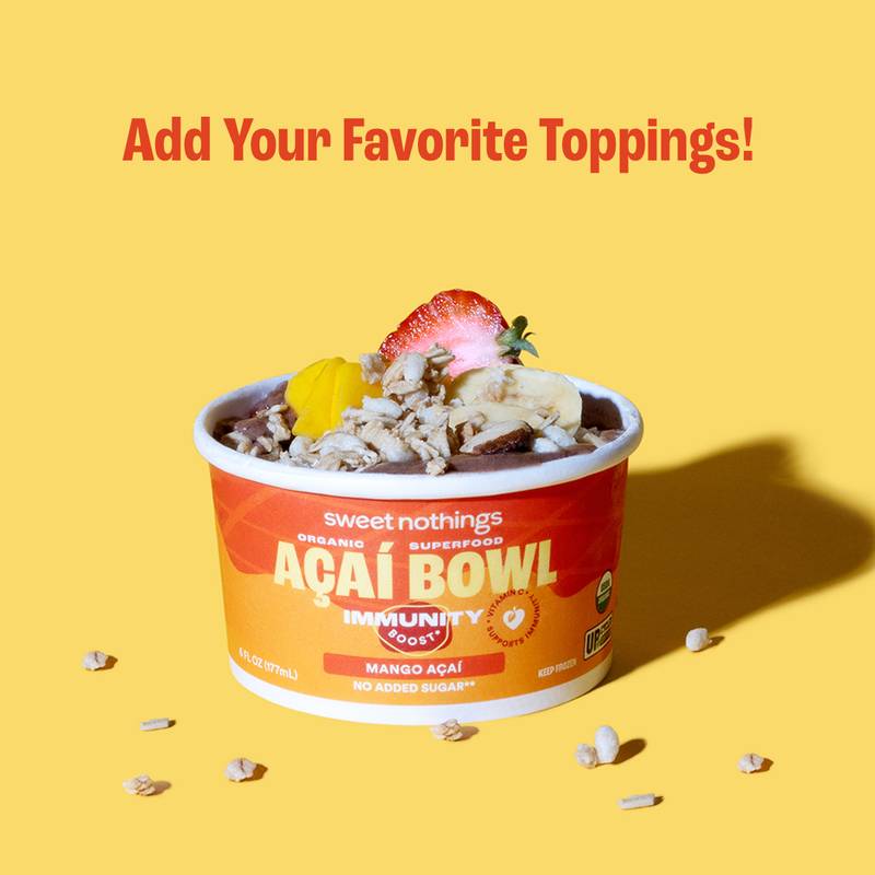 Sweet Nothings Mango Acai Bowl, 6oz