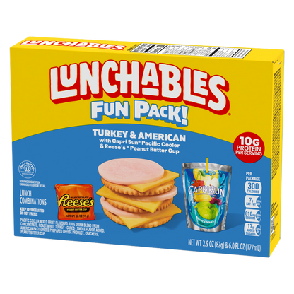 Lunchables Turkey & American Cheese Lunch Combinations with Capri Sun - 8.9oz