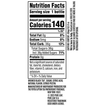 Pure Leaf Blackberry Tea 18.5oz Btl