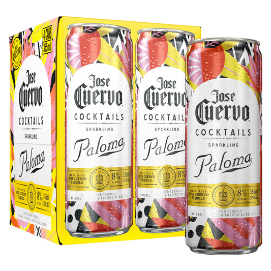 Jose Cuervo Sparkling Margarita Paloma Ready to Drink Cocktail 4 pk 355ml Can 8% ABV