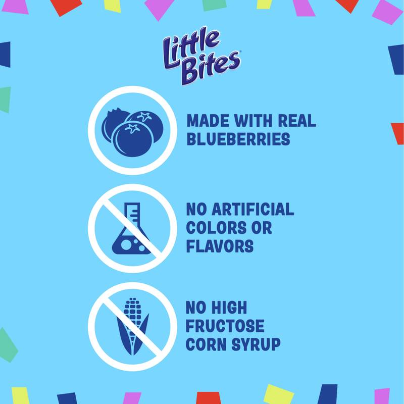 Entenmann's Little Bites Blueberry Mini Muffins, 5 packs, 7.5 oz
