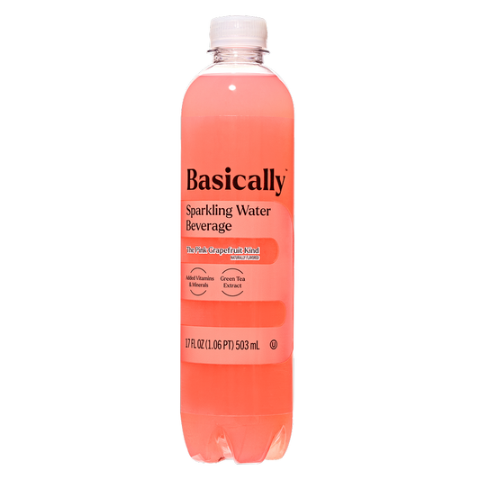 Basically Pink Grapefruit Sparkling Water 17oz
