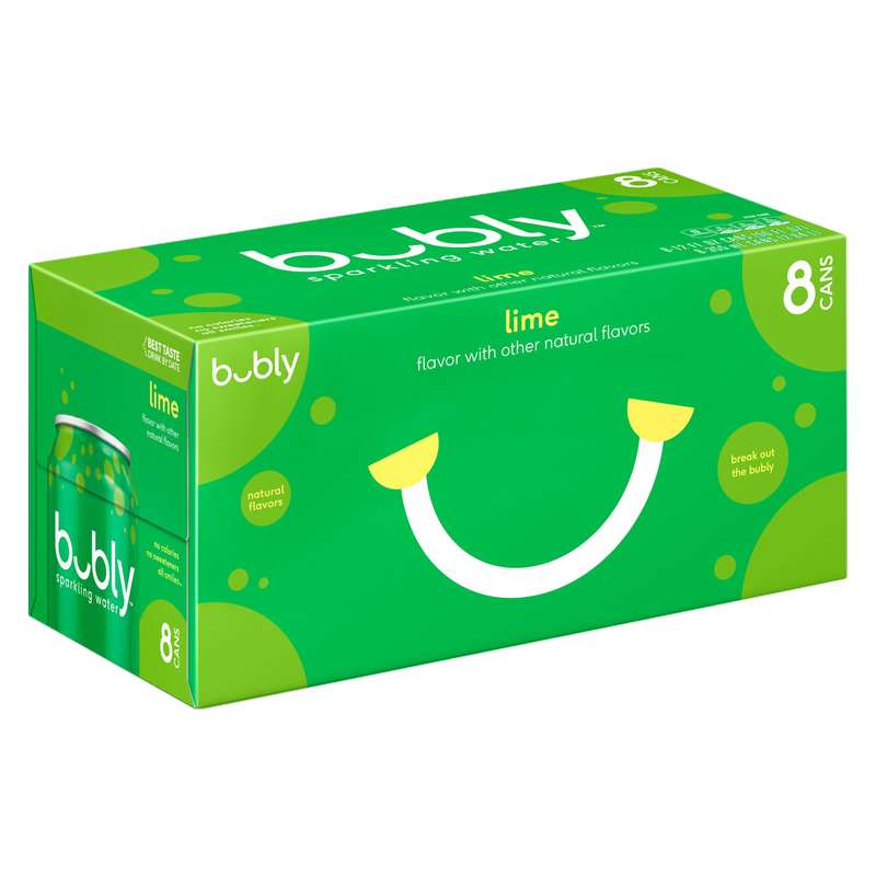 Bubly Lime 8pk 12oz Can