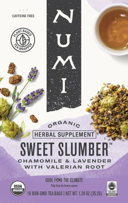 Numi Organic Sweet Slumber Tea 18ct Box