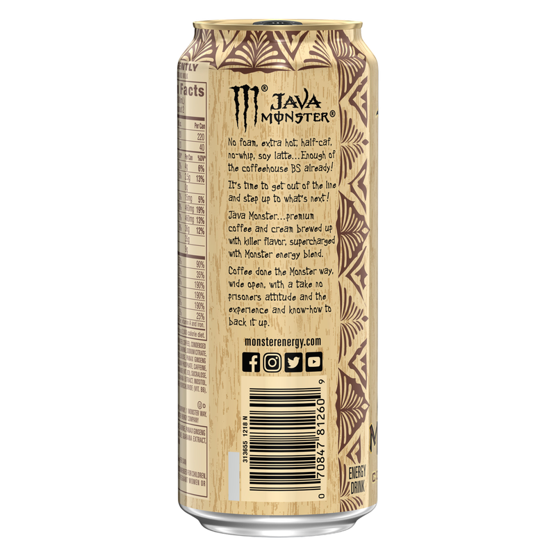 Monster Energy Java Mean Bean 15oz Can