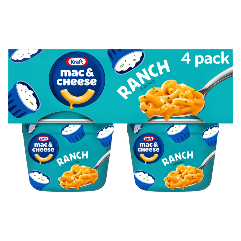 Kraft Ranch Mac & Cheese Cups, 4 ct