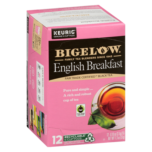 Bigelow Tea English Breakfast Caffeinated Black Tea K-Cups 12ct