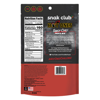 Snak Club Hot Ones Tangy Chili Snack Mix, 4.5oz