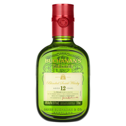 Buchanan's DeLuxe Aged 12 Years Blended Scotch Whisky, 375 mL (80 Proof)