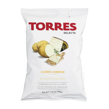 Torres Cured Cheese Flavored Gourmet Potato Chips, 1.76 oz