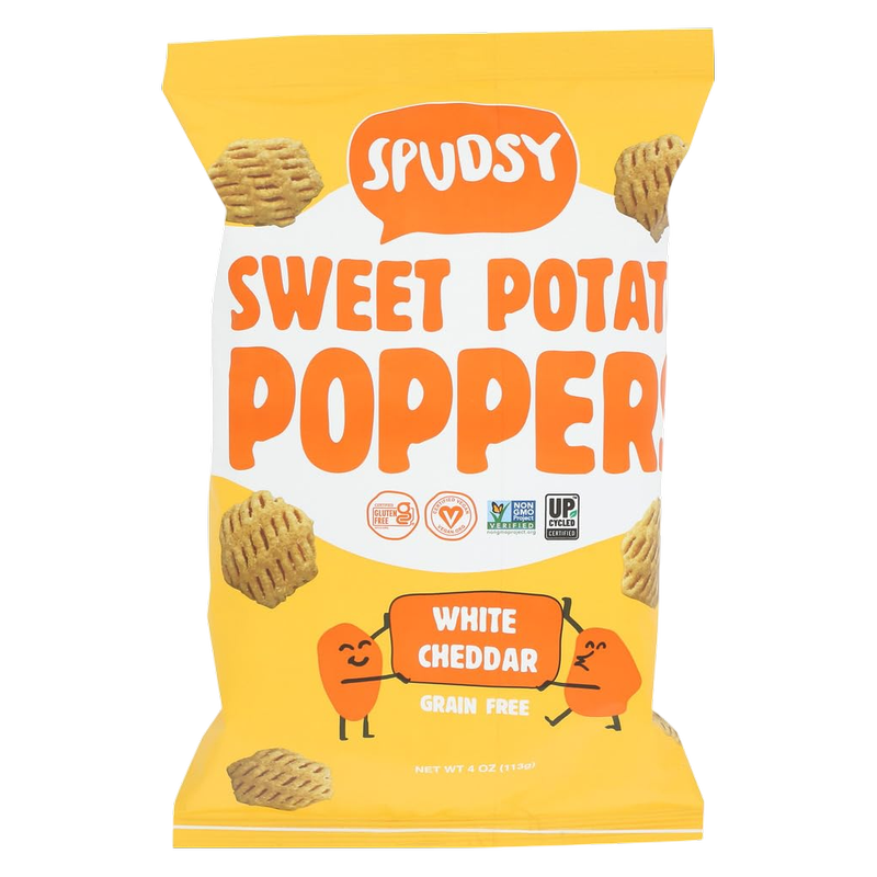 Spudsy White Cheddar Sweet Potato Poppers, 4oz