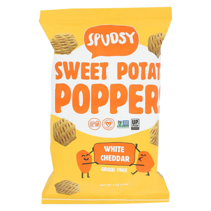 Spudsy White Cheddar Sweet Potato Poppers, 4oz