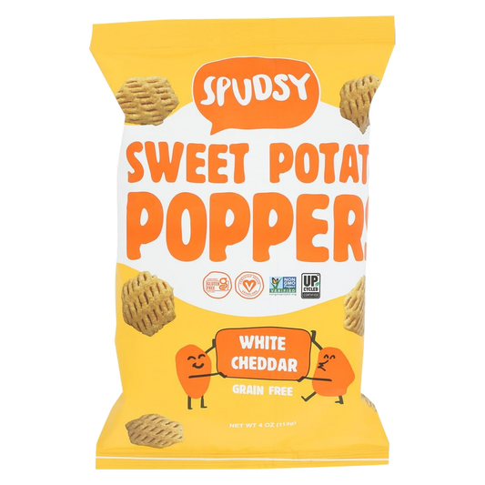 Spudsy White Cheddar Sweet Potato Poppers, 4oz