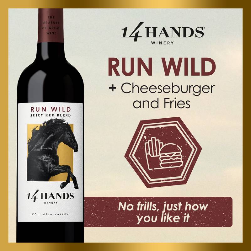 14 Hands Run Wild Red Blend 750 ml