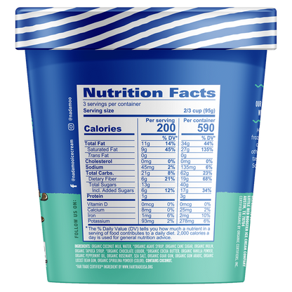 NadaMoo! Organic Mint Chip Dairy-Free Frozen Dessert 16oz