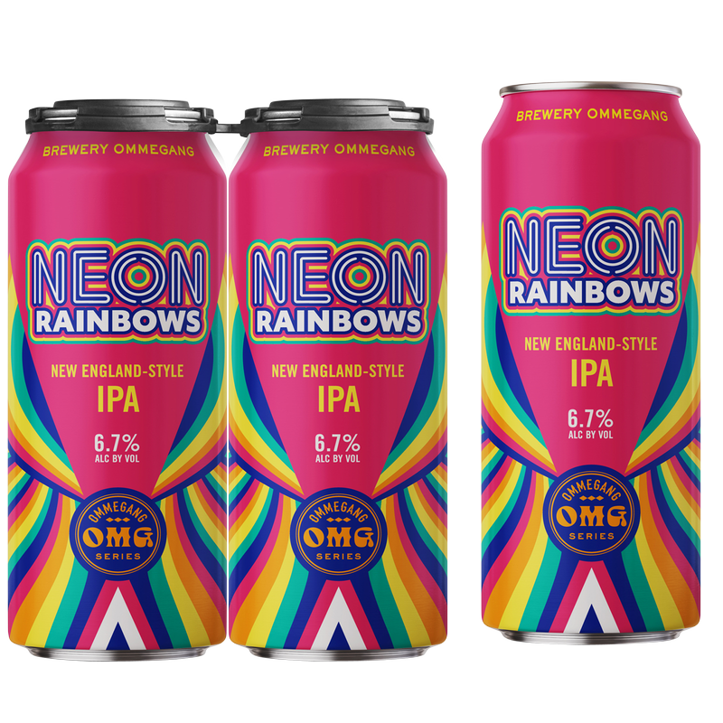Ommegang Neon Rainbows IPA 4pk 16oz Can
