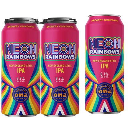 Ommegang Neon Rainbows IPA 4pk 16oz Can