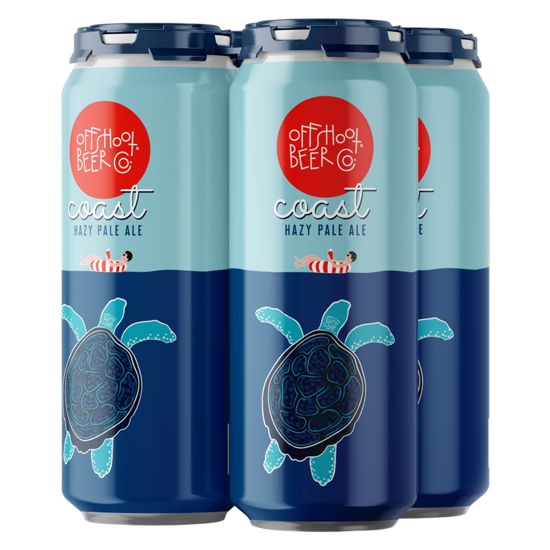 Offshoot Coast Hazy Pale Ale 4pk 16oz 5.2% ABV