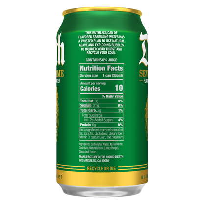 Liquid Death Severed Lime Sparkling Water 6pk 12oz Can