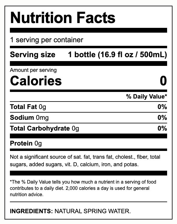 Crystal Geyser Spring Water 16.9oz