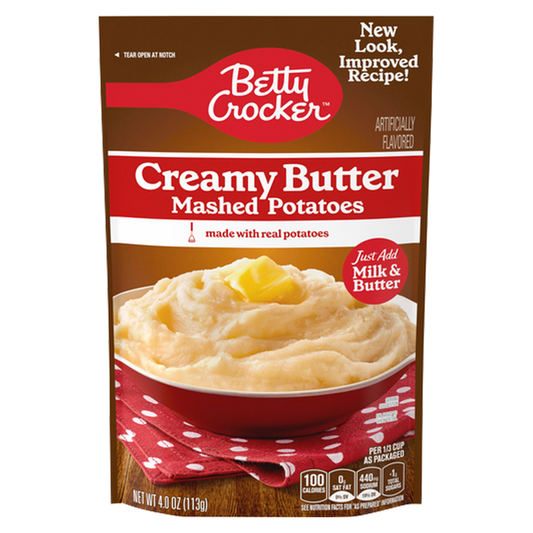 Betty Crocker Creamy Butter Mashed Potatoes 4oz