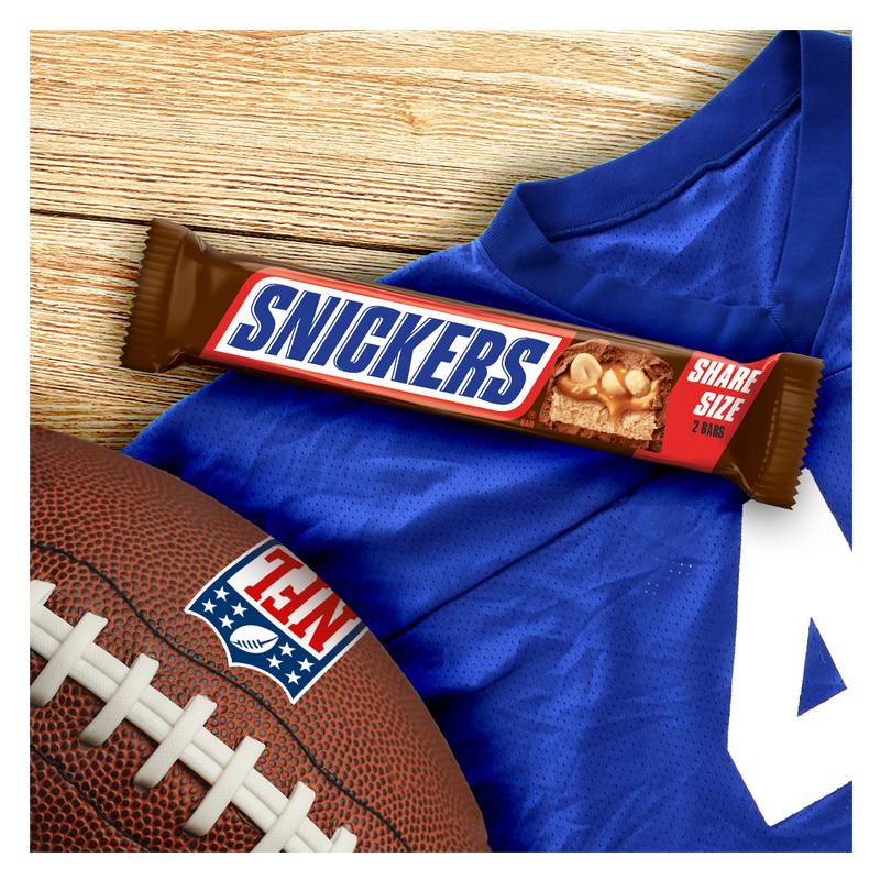SNICKERS Original Milk Chocolate Candy Bar, Share Size, 3.29 oz