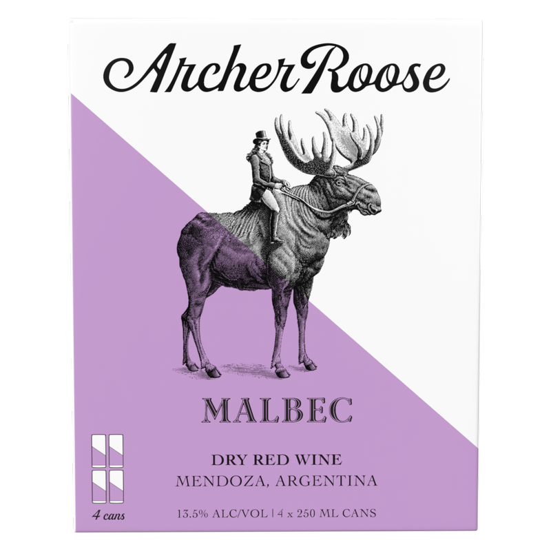Archer Roose Wines Malbec 4pk 250ml Cans