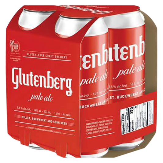 Glutenberg American Pale Ale Gluten Free 4pk 16oz Can