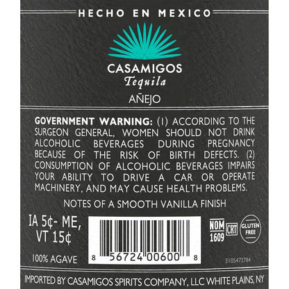 Casamigos Anejo Tequila 1L (80 proof)