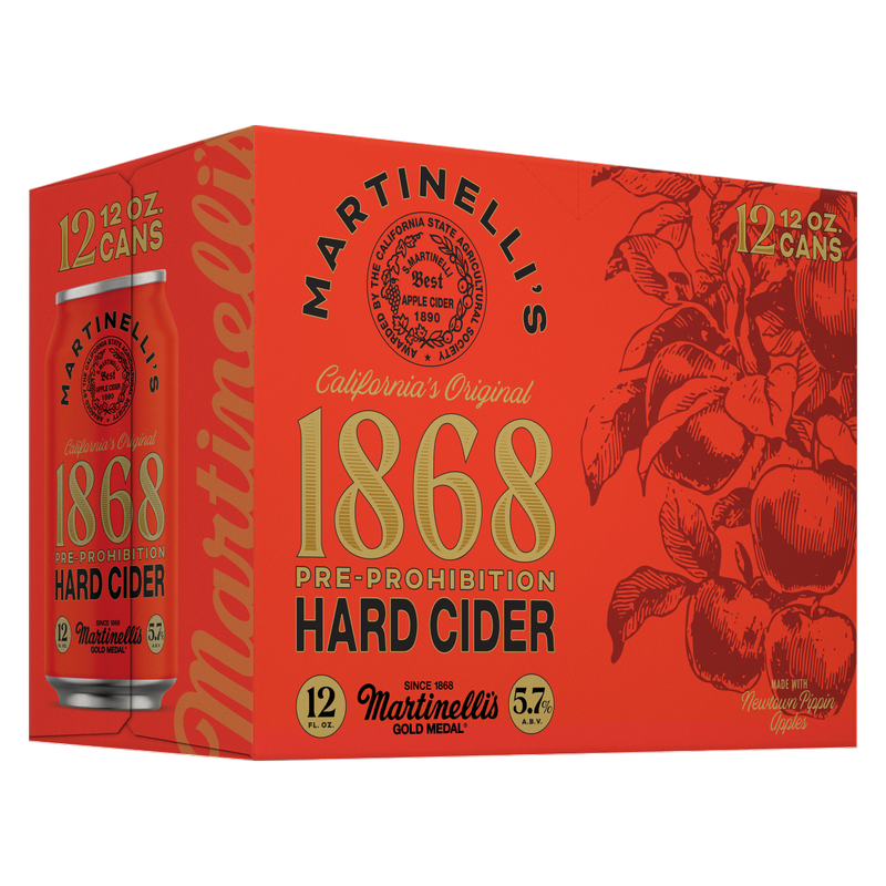 Martinelli's 1868 Cider 12pk 12oz Can