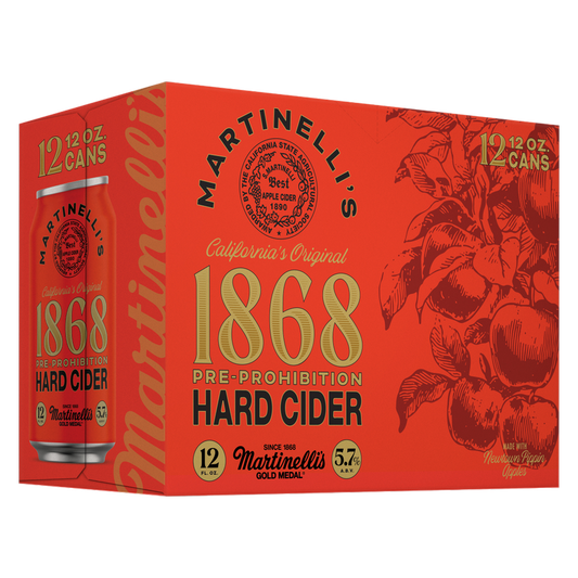 Martinelli's 1868 Cider 12pk 12oz Can