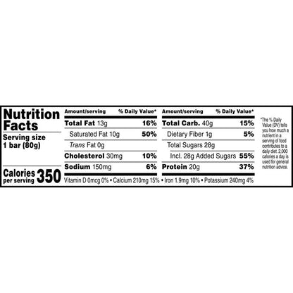 Gatorade Protein Bar, Chocolate Chip, 2.8 oz