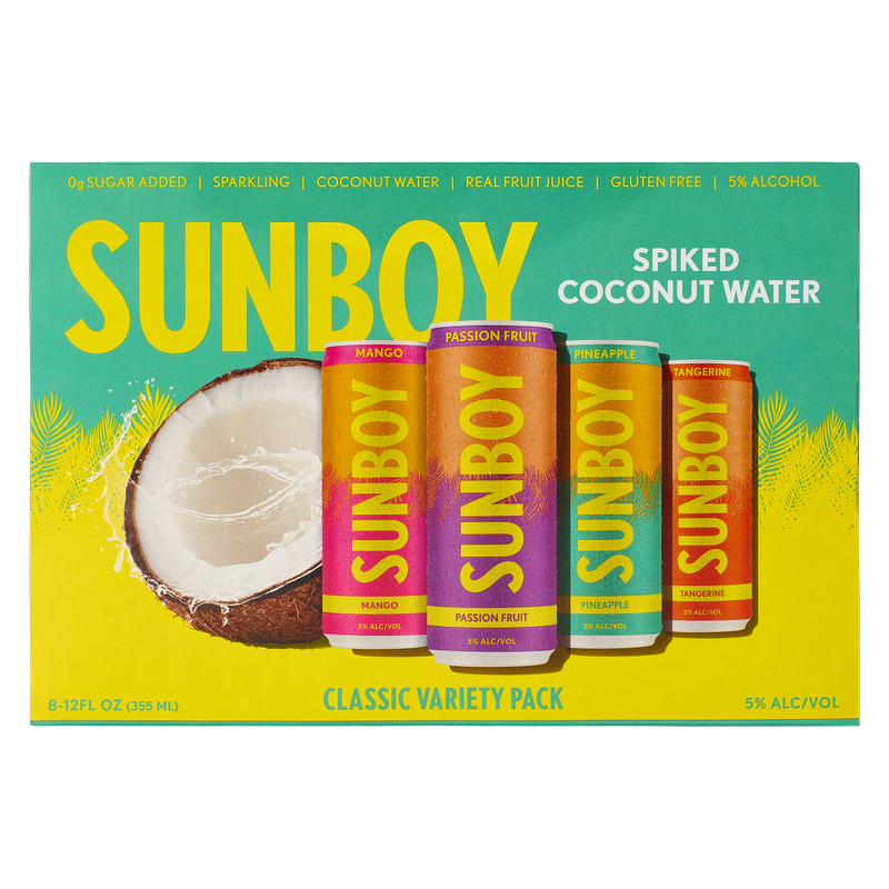 SUNBOY Classic Variety Pack 8pk 12oz Can