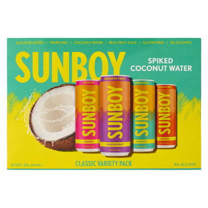 SUNBOY Classic Variety Pack 8pk 12oz Can