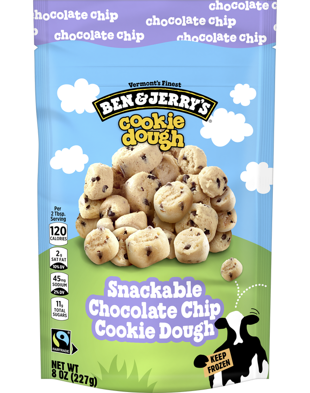 Ben & Jerry's Frozen Chocolate Chip Cookie Dough Chunks 8oz